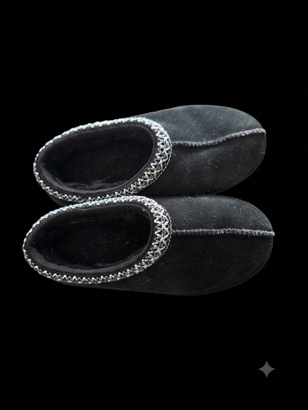 Kids Black Slip On Uggs